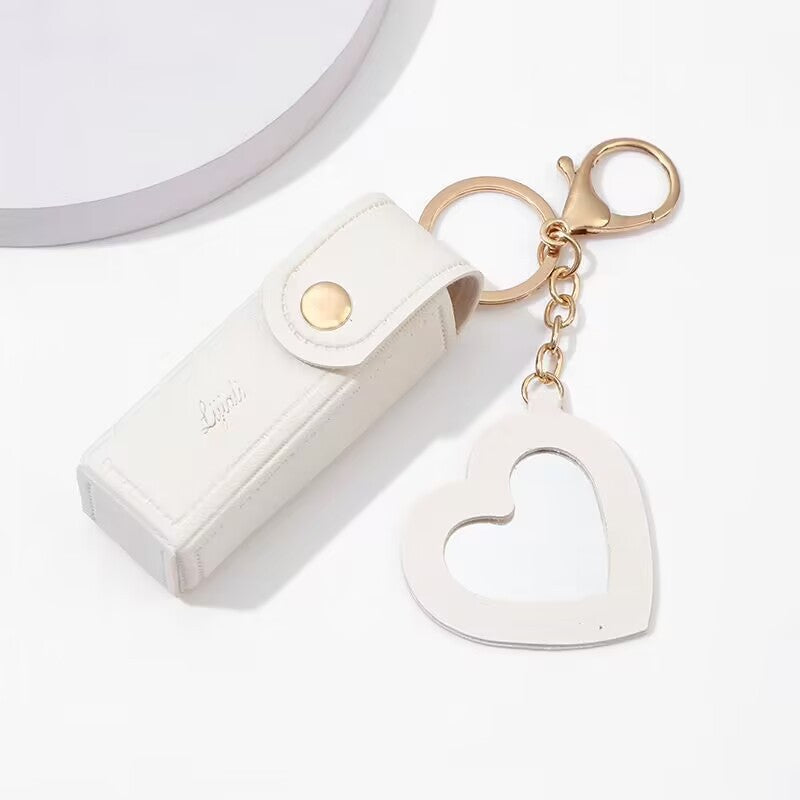 Wholesale Leather Portable Lipstick Mouth Red Envelope Keychain